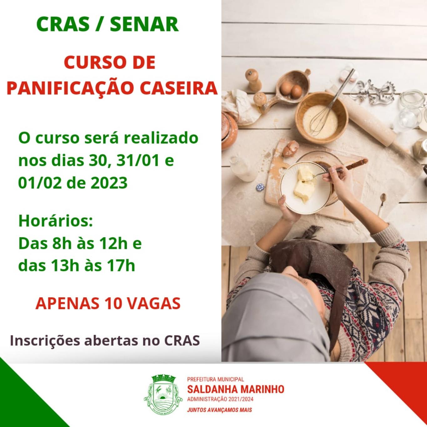 CURSO DE PANIFICAÇÃO CASEIRA 